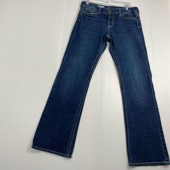 Kut From The Kloth Natalie High Rise Blue Jeans Womens Size 12 Boot Cut Stretch - Picture 1 of 16
